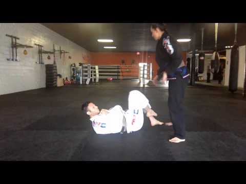 DFKC Athlete Tessa Simpson drilling the pass!