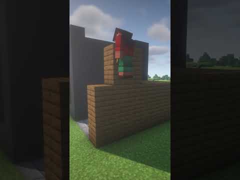 EPIC Minecraft Modern House Build 🏠😱 #shorts
