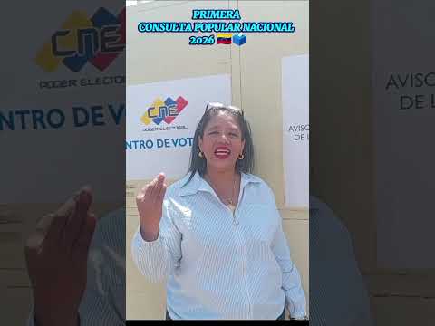 Primera Consulta Popular Nacional 2026. Desde Biruaca, estado Apure, se invita a participar 🇻🇪🗳️