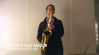Joe Graziosi - "Split Feelin's" ALL 12 KEYS Hank Mobley Solo