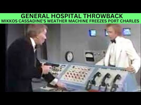 GENERAL HOSPITAL THROWBACK: MIKKOS CASSADINE FREEZES PORT CHARLES.