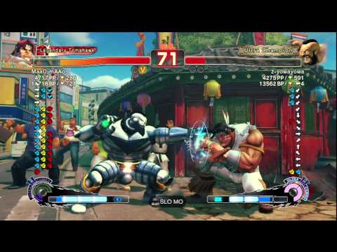 MaaO-mAAo [T. Hawk] vs. z-yowayowa [Zangief] | SSF4 AE