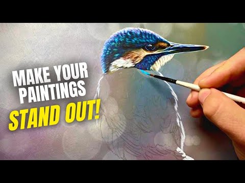 How To Make Your Acrylic Paintings POP! (Bright and Saturated Colour)
