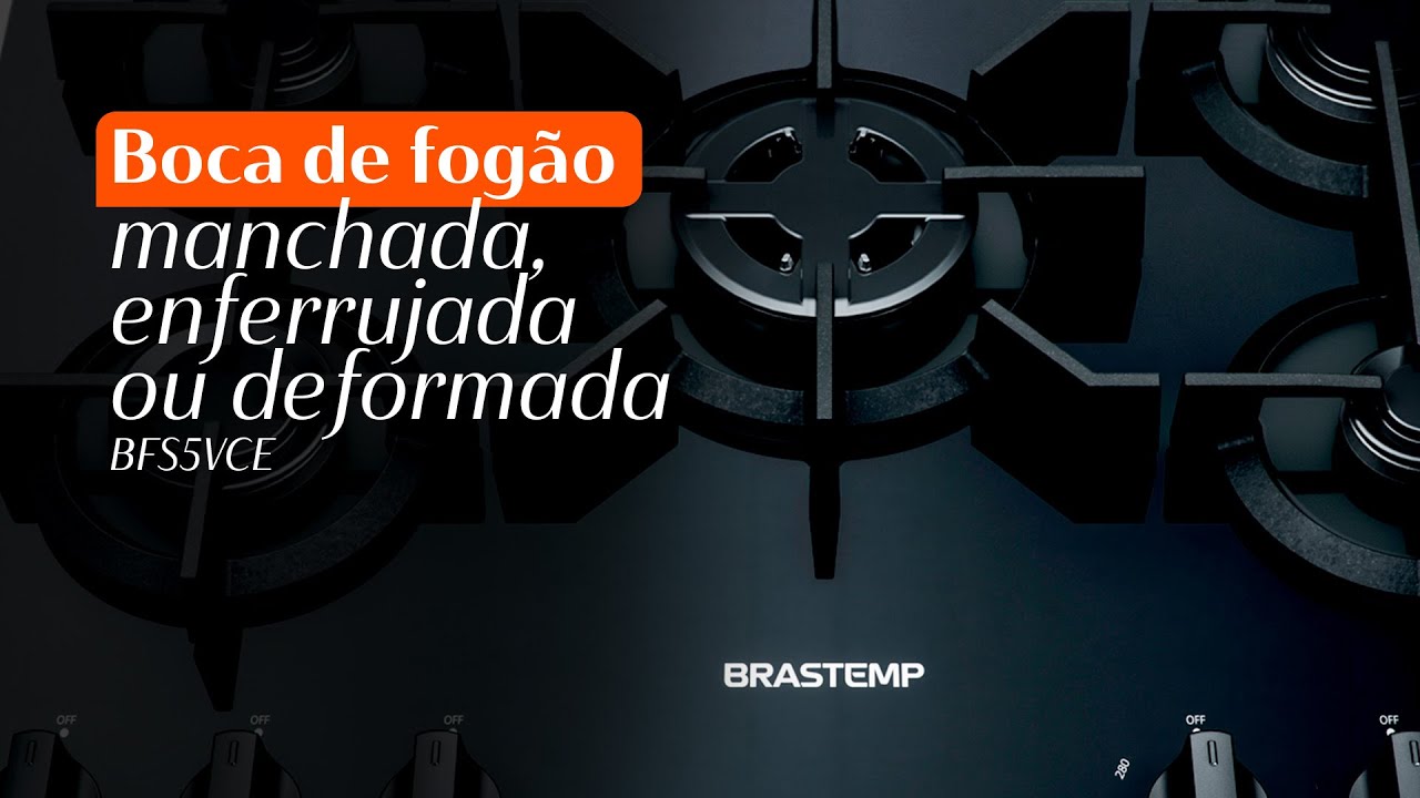 Boca de fogão manchada, enferrujada ou deformada? Veja o que fazer! #BrastempEnsina
