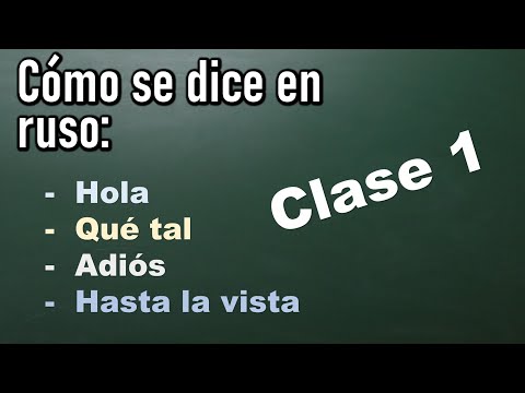 How do you say hello, how are you, goodbye, and see you later in Russian? First Russian lesson