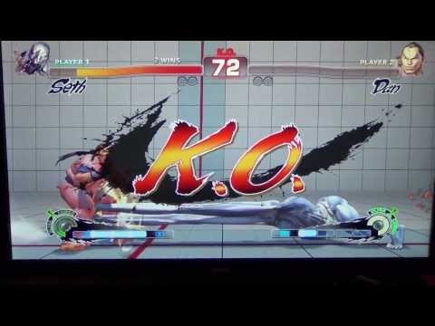 WNF Street Fighter 4 AE Online Tony (Seth) vs Airic (Dan)