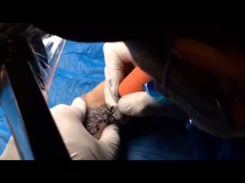 dots to lines tattoo