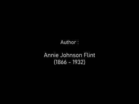 One Day by Annie Johnson Flint | Reading for Reflection