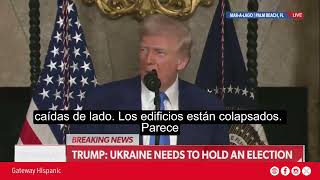 Trump responds to the media about elections in Ukraine