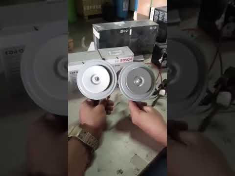 Bosch Standard Horn FD4 Disc Duty 24V for Car, SUV, Van, Bus, Truck, Transport, Tractors, Leisure, C