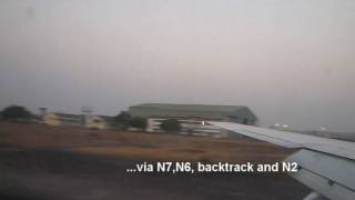 preview picture of video 'Landing at Goa Millitary Visual Approach Jetlite Boeing 737-800 HD'