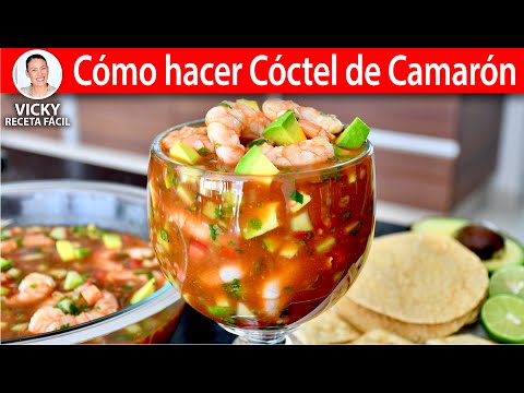 COMO HACER COCTEL DE CAMARON | Vicky Receta Facil