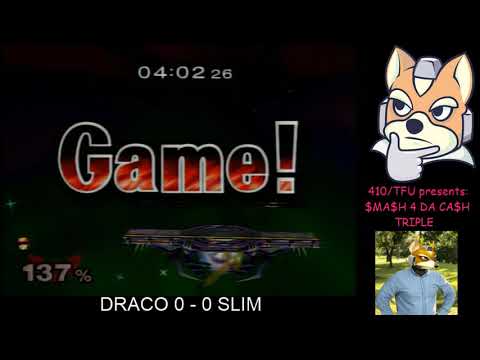 Smash 4 Da Cash 3 - DRACO Vs. SLIM - Smash Melee Pools