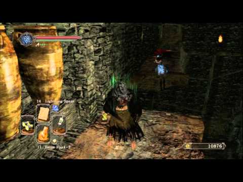 DARK SOULS 2 Video Walkthrough Sorcerer Part 79 Lightning Spear Earthen Peak