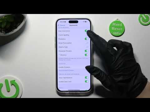 iPhone 15 Plus – How to Enter Text Correction Options