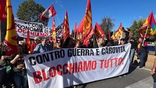 Firenze, il corteo per lo sciopero generale del 30 ottobre