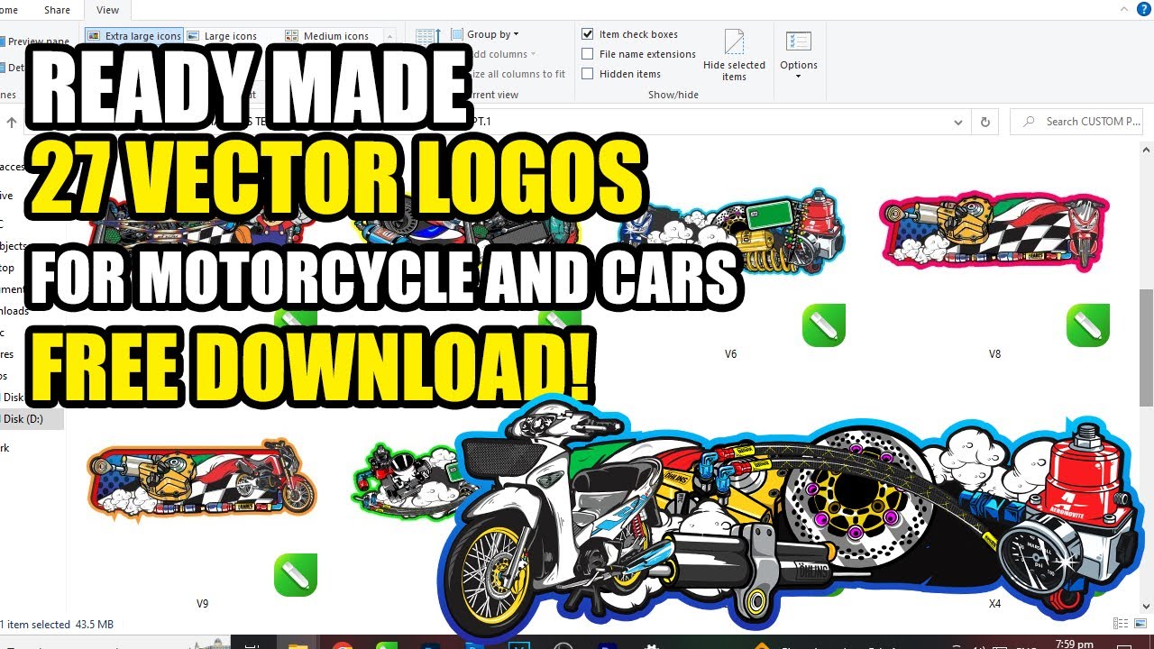 READY MADE VECTOR LOGOS FOR MOTORCYCLE AND CARS #vector #logodesign