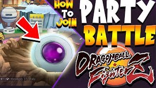 HOW TO JOIN PARTY BATTLE | Dragon Ball FighterZ