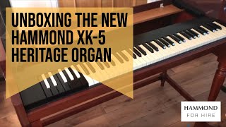 Video thumbnail for Unboxing the new Hammond XK5 Heritage organ by Nick Foley UK - Hammond for Hire