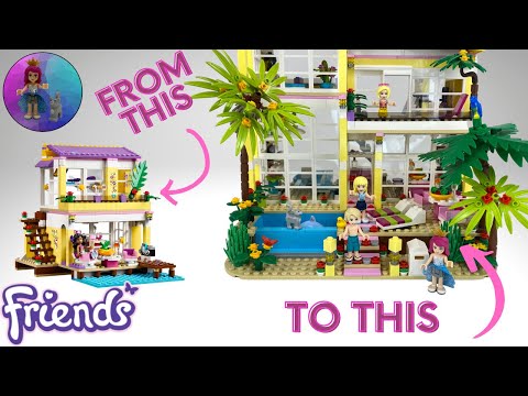 Custom Stephanie's Beach House Renovation LEGO Friends 41037