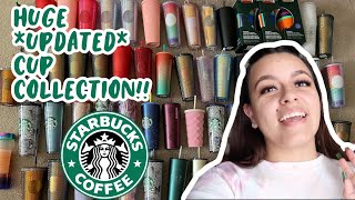 UPDATED STARBUCKS CUP COLLECTION! **OVER 50 CUPS** | IAmNikkieG