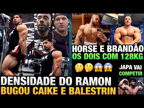 RAMON BUGOU CAIKE E BALESTRIN - HORSE BATE 128KG E IGUALA PESO DO BRANDÃO EM OFF + JAPAMORFO E GIGA
