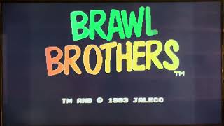 Brawl Brothers snes gameplay. 