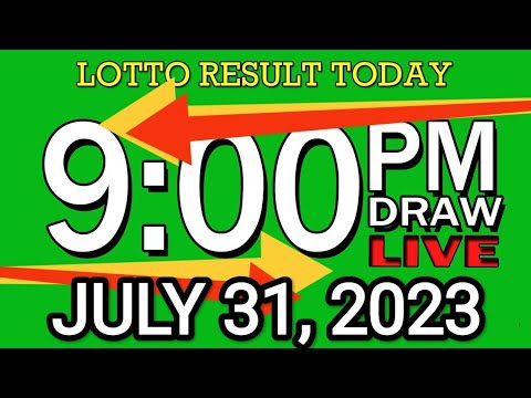 LIVE 9PM LOTTO RESULT TODAY JULY 31, 2023 LOTTO RESULT WINNING NUMBER