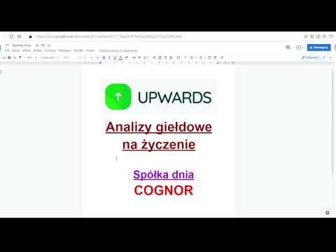 2022.01.31 Spółka dnia - Cognor - szansa mna większe odbicie