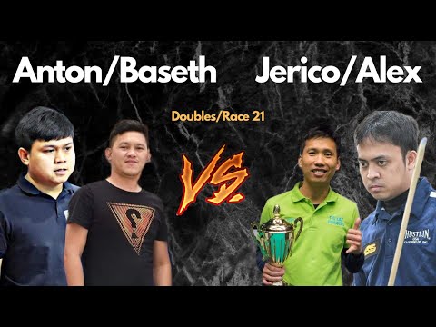 ANTON/BASETH VS. ALEX/JERICO | DOUBLES | 10BALLS | RACE 21
