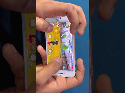 iPhone 8 Free Fire 3 Finger Handcam Settings ⚙️✅