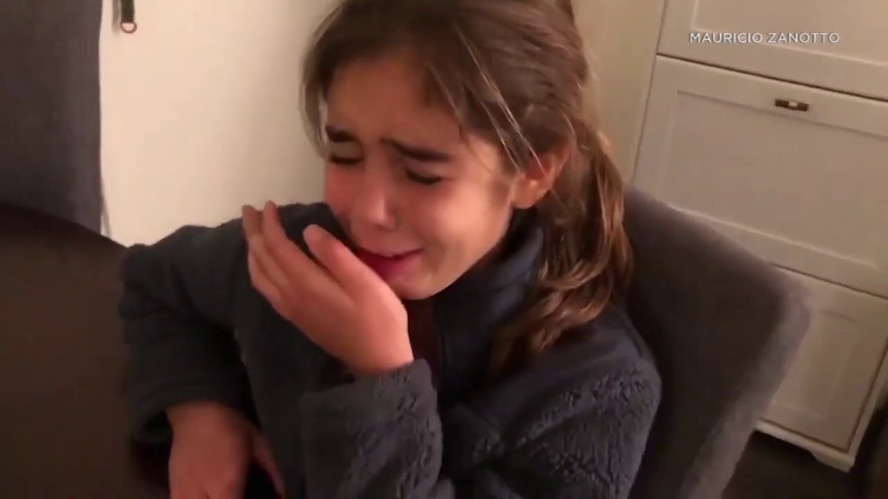 SoCal girl cries for joy when mom tells her she is returning to school | ABC7
