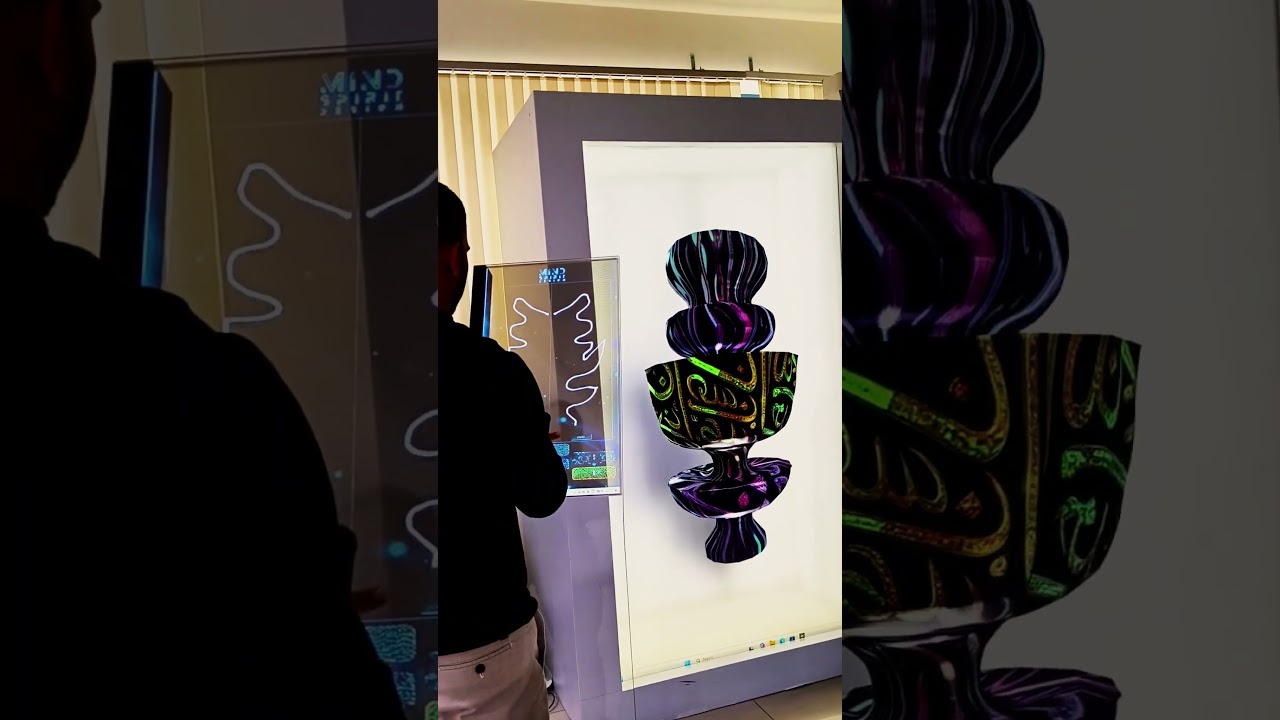 Generative AI Modeling – Stunning 3D Visuals on Holobox Display | 3D Hologram Dubai