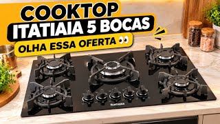 Cooktop Itatiaia 5 Bocas em Promoção na Shopee