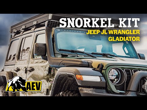 BREATHE EASY! AEV Snorkel Kit for the Jeep JL Wrangler & Gladiator
