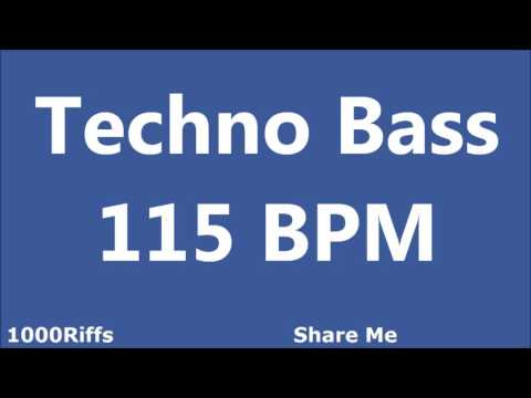 Techno Bass E2 Metronome : 115 BPM