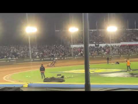 Speedway GP Vojens 2023 Heat 15 Max Fricke, Jan Kvech, Mikkel Michelsen, Benjamin Basso