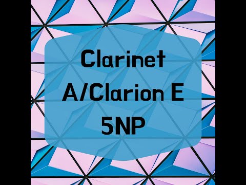 Clarinet A, Clarion E 5NP