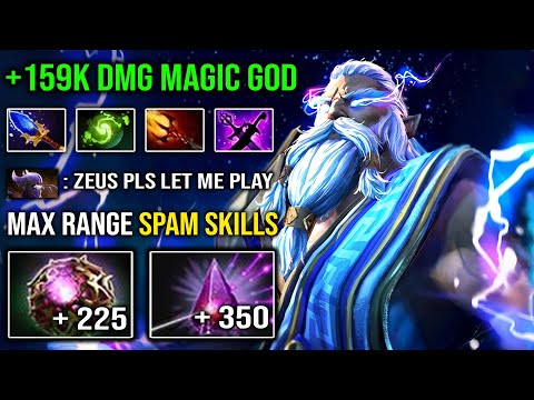 THUNDER GOD IS BACK! +159K Damage Pro Zeus Max Cast Range Nonstop Skills Spam vs Storm Dota 2