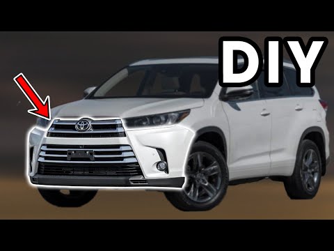 DIY 2017-2019 Toyota Highlander Front Bumper Removal | How To Remove Toyota Highlander Front Bumper