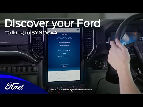 How to talk to SYNC®4A | Discover your Ford Ranger
