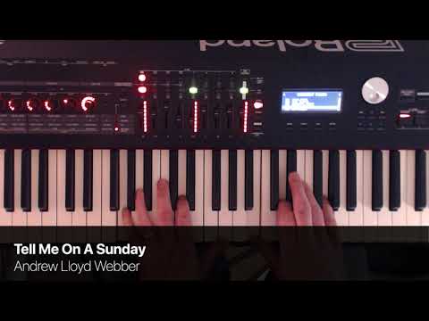 Tell Me On A Sunday - Andrew Lloyd Webber - Piano Cover