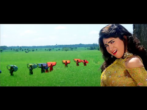 Karishma Kapoor Govinda 4K Song | Ui Amma Ui Amma | Raja Babu | Bollywood 4K Video Song | Poornima