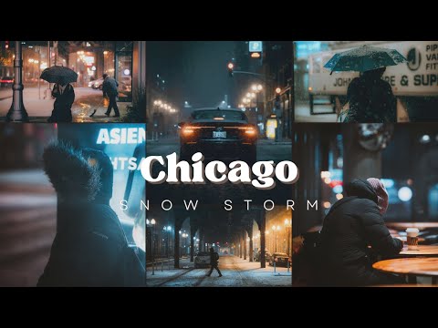 Capturing The Chaos: Chicago Snow Storm Street Photography POV With Sony A7RIII