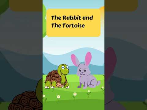 The Rabbit and The Tortoise - Moral story for kids #kids #learnstory #kidslearning #animals #story