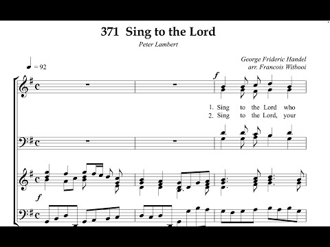 Hymn Collection 371   Sing to the Lord