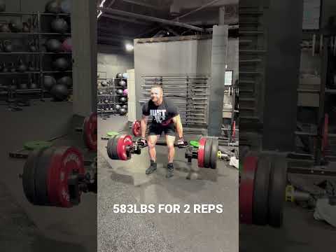 583LBS FOR 2 REPS!
