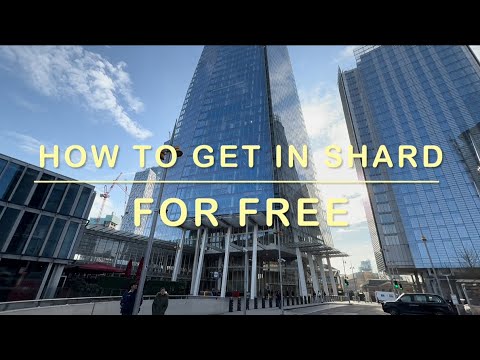 How to Visit The Shard London for FREE! 🇬🇧 | Aqua Shard Bar & Stunning Skyline Views