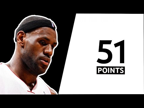 LeBron James Full Highlights 51 Pts (17-25 FG) vs. Orlando Magic (2011.02.03), THE VILLAIN!