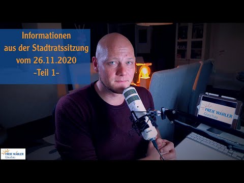 Informationen aus der Stadtratssitzung vom 26.11.2020